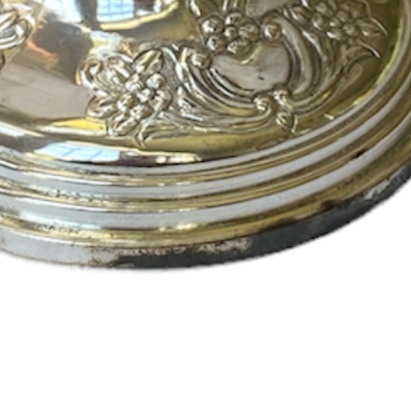 Vintage Raimond Sugar Scuttle with Scoop Silver plate with Zinc Alloy Lining - Picture 7 of 7